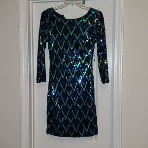 Sequins Mini Dress